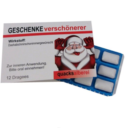 Witzige Kaugummis Geschenkeverschönerer