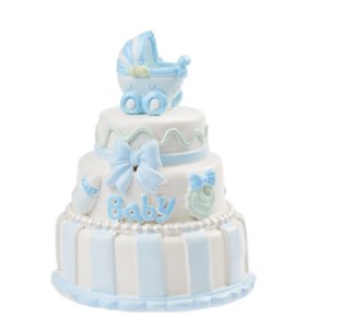 Baby Boy / Junge Torte, 7,5 cm