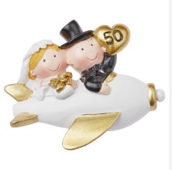 Goldene Hochzeit Brautpaar, 5 cm Goldene Hochzeit Brautpaar, 5 cm