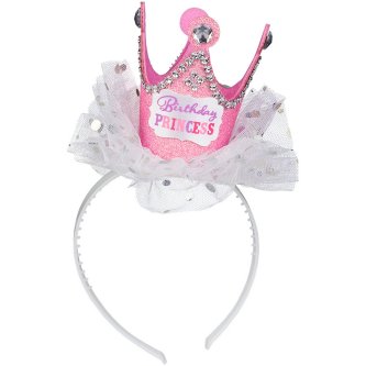 Haarreifen Krone Prinzessin Birthday