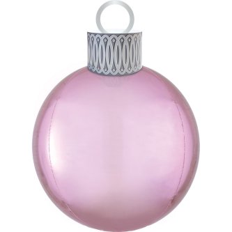 Ballon Weihnachtskugel, rosa