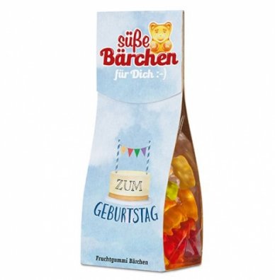 Fruchtgummi Bärchen -  Geburtstag