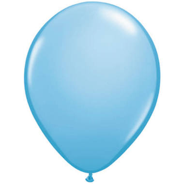 Hellblaue Ballons 13 cm - 100 Stück