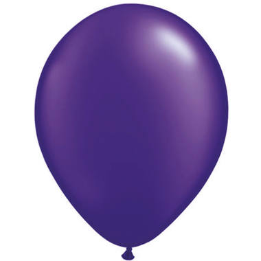 Lila Metallic Ballons 13 cm - 100 Stück