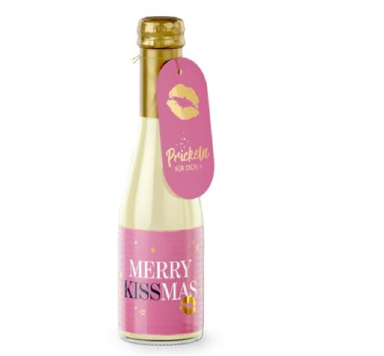 Weihnachten Secco Merry Kiss