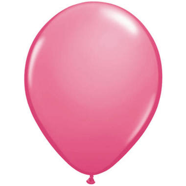Rosefarbene Ballons 13 cm - 100 Stück