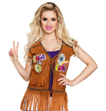 Hippie Weste Peace (M/L) Hippie Weste Peace (M/L)