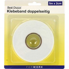 Klebeband doppelseitig, 5m