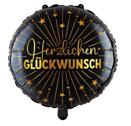 Folienballon Herzlichen Glückwunsch Folienballon Herzlichen Glückwunsch