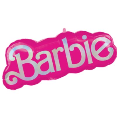 Barbie Folienballon - 81cm x 30 cm