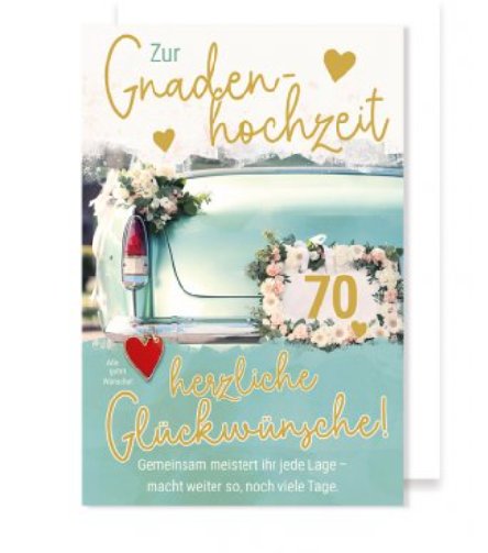 Gnadenhochzeit Karte Gnadenhochzeit Karte