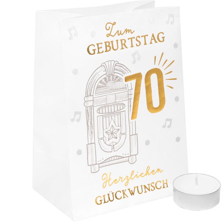 Lichttüte zum 70.Geburtstag