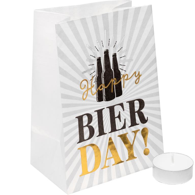 Lichttüte Happy Bier Day
