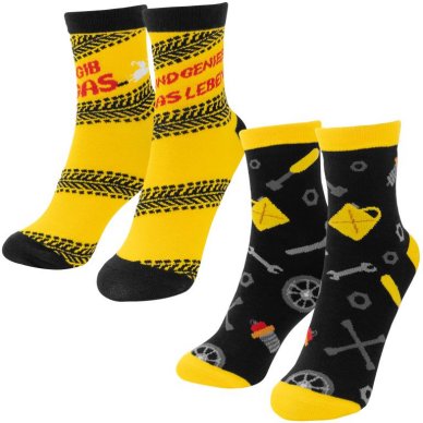 Socken-Set Motiv Gas