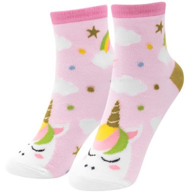 Zaubersocken Motiv Einhorn