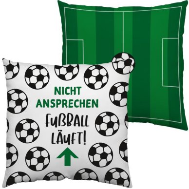 Baumwoll Kissen Fußball