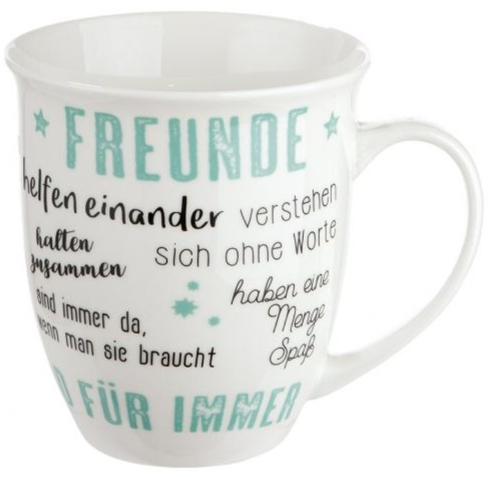 Freunde Kaffeebecher Jumbo