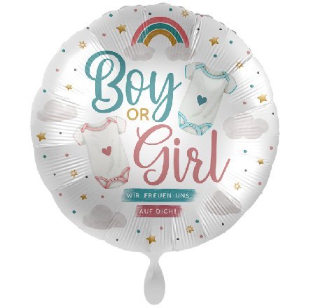 Folienballon Boy or Girl Folienballon Boy or Girl