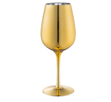 Goldfarbener Glamour Becher, Weinkelch