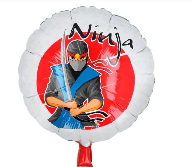 Folienballon Ninja