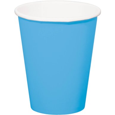 Trinkbecher Blau 350 ml - 8 Stück