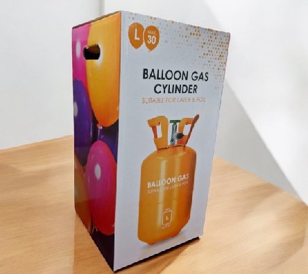 Helium Zylinder für 50 Luftballons