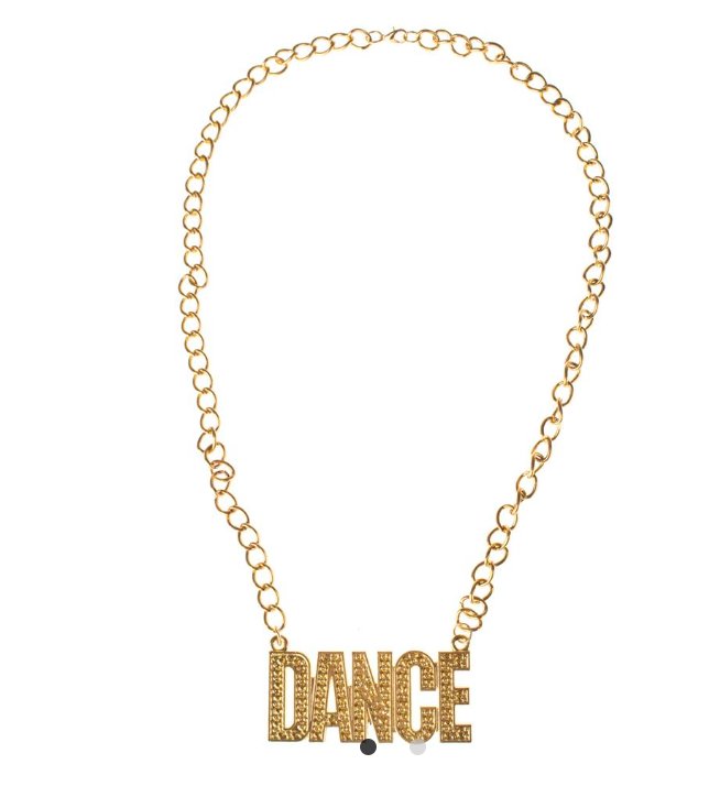 Halskette Schriftzug DANCE
