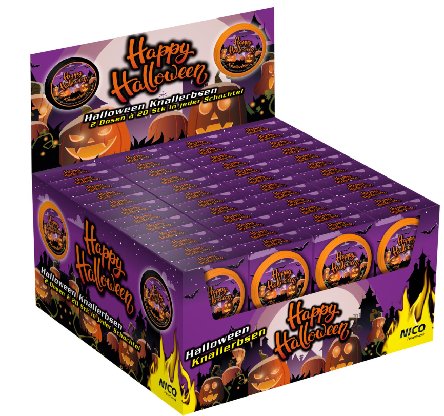 Happy Halloween Knallerbsen, 20 Stück