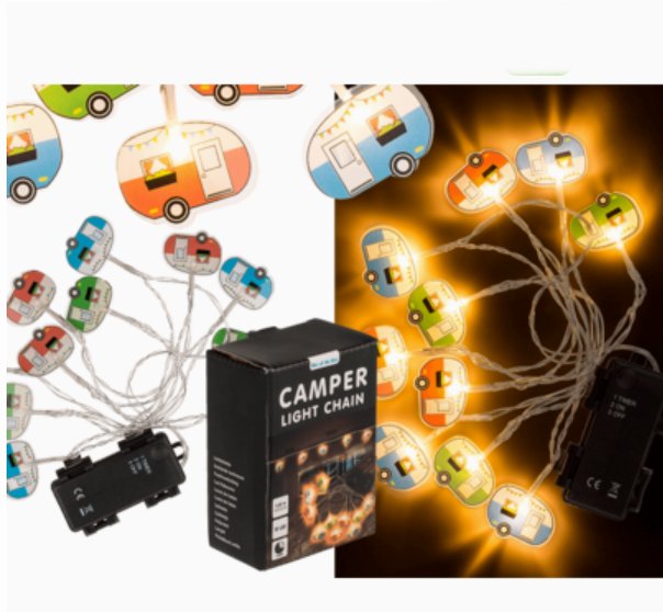 Lichterkette Camper mit 10 LED