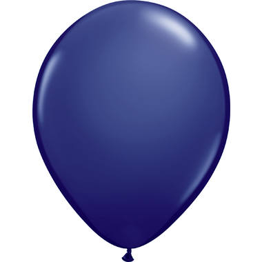 Marineblau Ballons 13 cm - 100 Stück