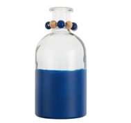 Vase und Kerzenhalter, 2 in 1, blau