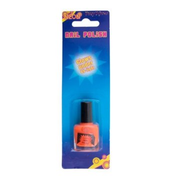 Nagellack - Neon Orange, UV Light