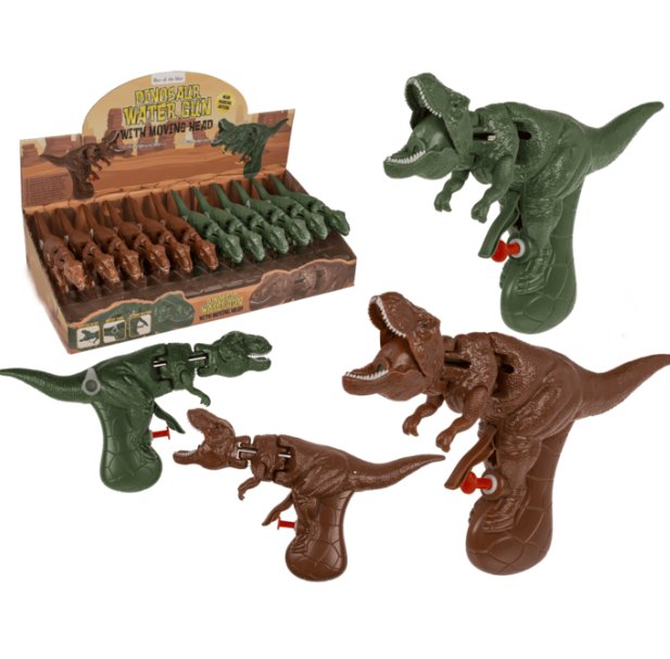 Wasserpistole Dino mit beweglichem Kopf