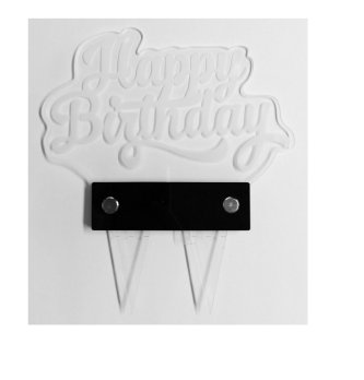 LED Cake Topper Happy Birthday
