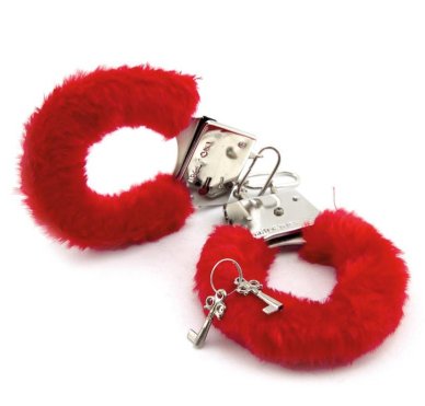 Handschellen, rot Handschellen, rot