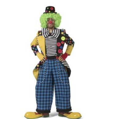 Clown Verkleidung für Herren, Gr.L