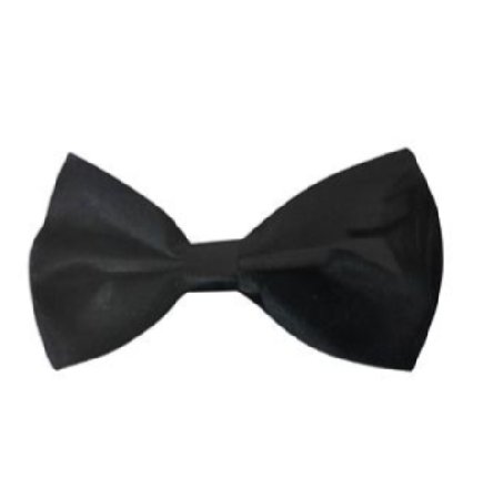 Fliege, schwarz - gebunden Fliege, schwarz - gebunden