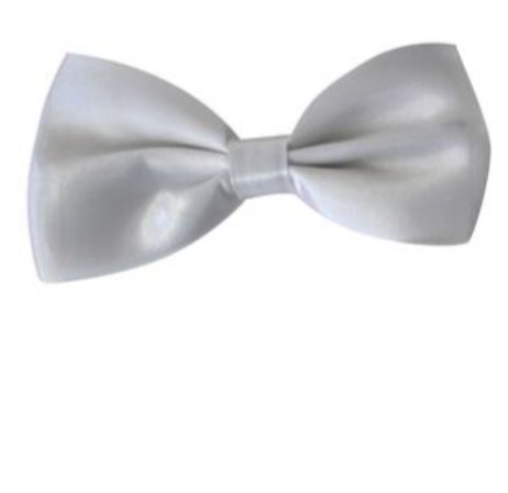 Fliege, weiß - gebunden Fliege, weiß - gebunden