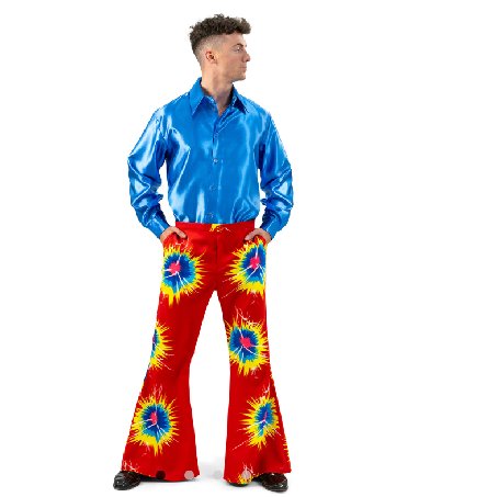 Männer Retrohose mit Schlag, 52/54 Männer Retrohose mit Schlag, 52/54