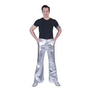 DISCO Hose, silber für Herren, 52/54