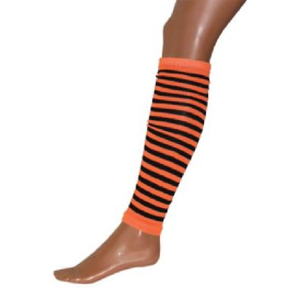 Beinstulpen schwarz/orange Beinstulpen schwarz/orange