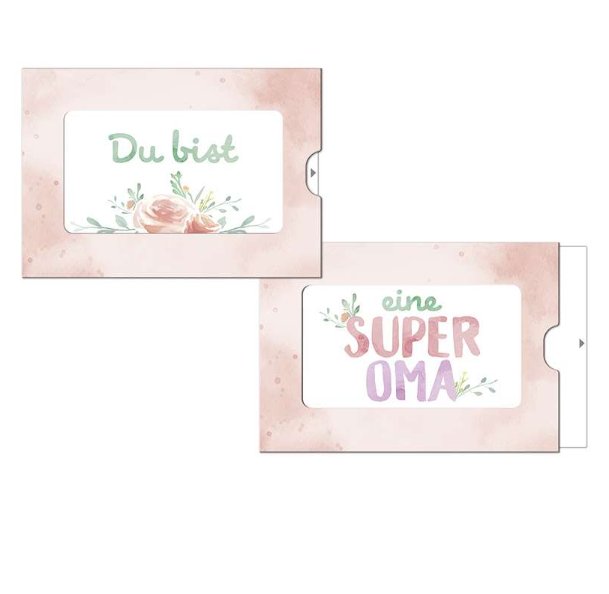 Du bist eine super Oma - Karte