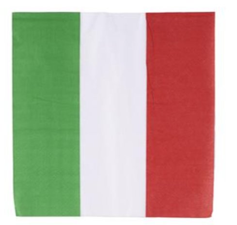 Servietten Italien, 20 Stück