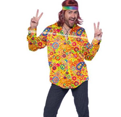 Hippiehemd Unisex Grösse L/XL