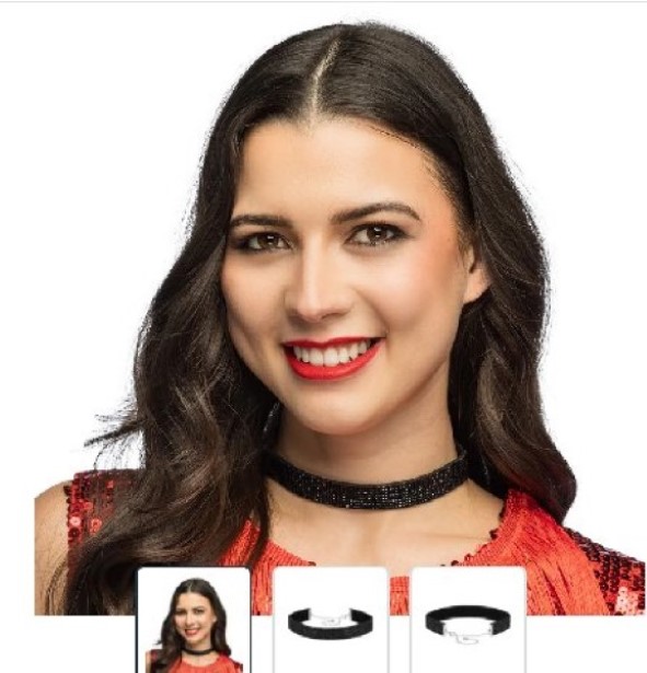 Choker Halsband schwarz
