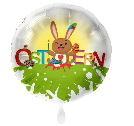 Ballon - Hase auf Wiese
