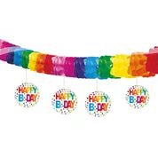 Motiv Girlande Rainbow Dots, 4m