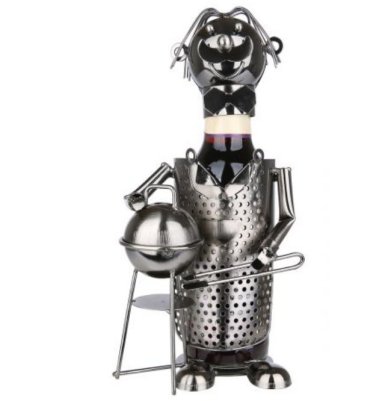 Flaschenhalter als Griller