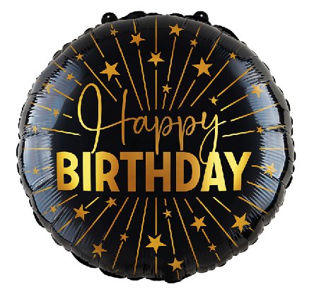 Folienballon Happy Birthday, 90 cm Folienballon Happy Birthday, 90 cm