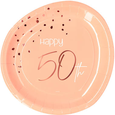 Teller Elegant Lush Blush, 50 Jahre